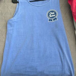 Mens small old row tank